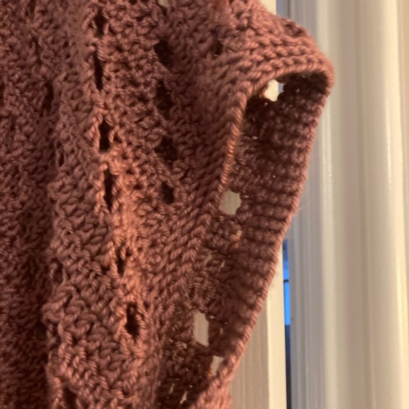 Handmade Crochet Duster Cardigan - Picture 5 of 11